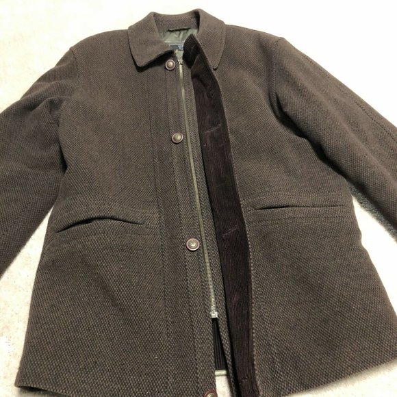 Mario Valente Cashmere Wool Brown Men's Coat 38 - Picture 3 of 8